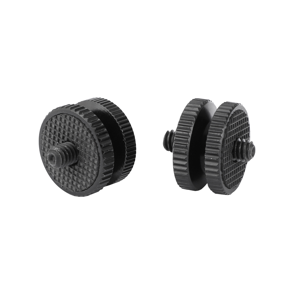 CAMVATE 1/4"-20 Male Thread Screw Double End (2 Pieces)