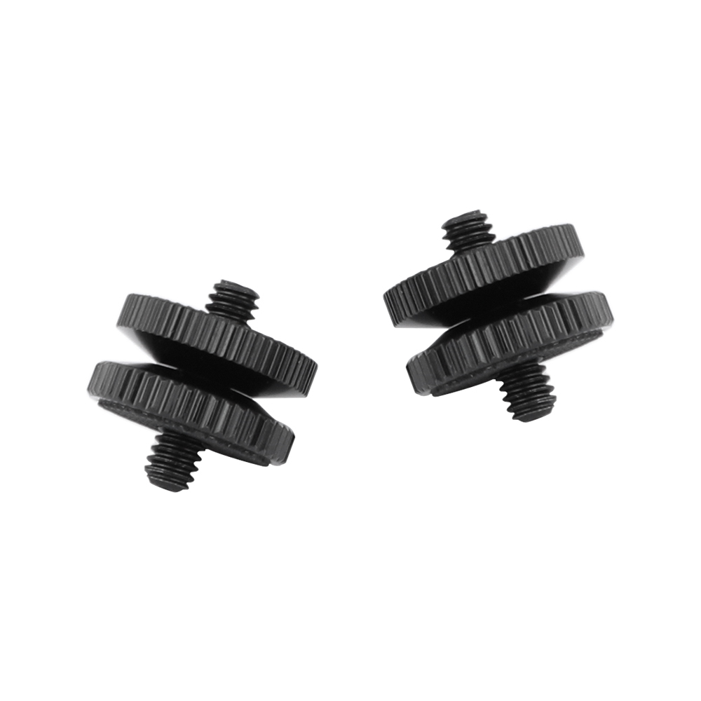 CAMVATE 1/4"-20 Male Thread Screw Double End (2 Pieces)