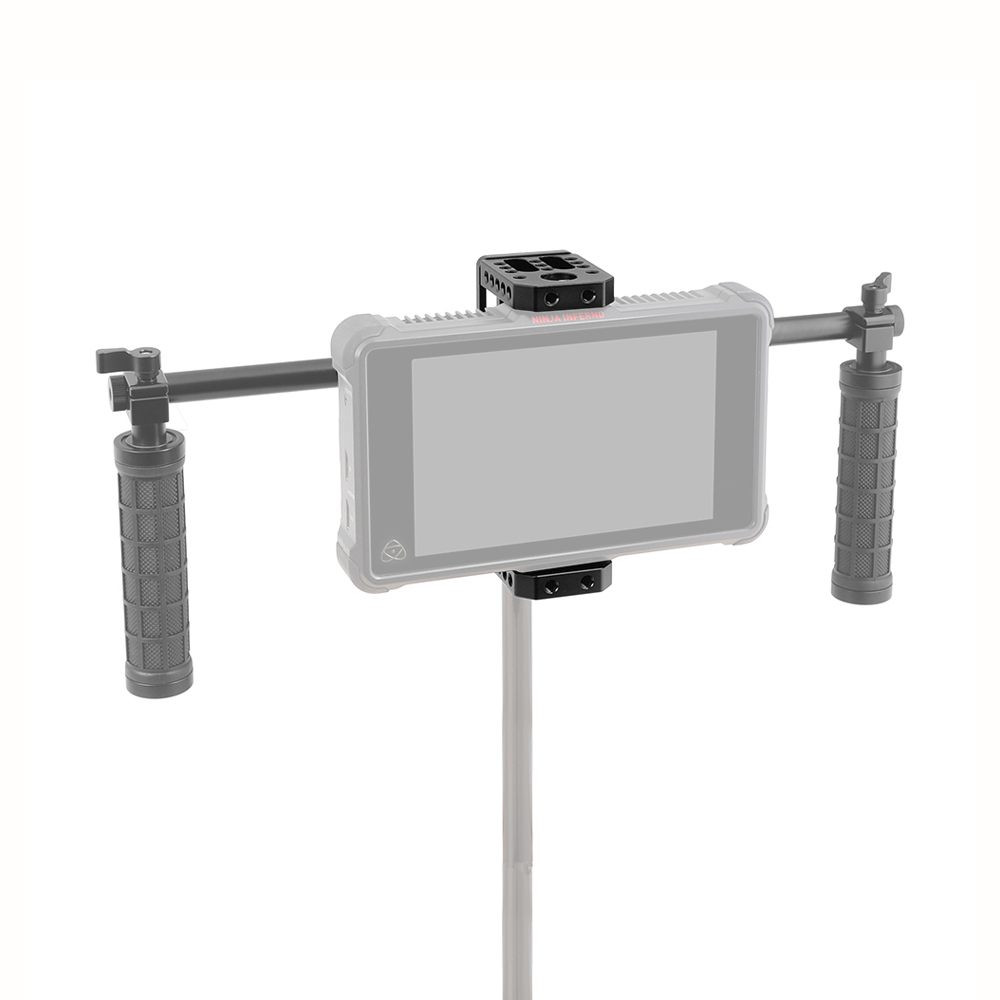CAMVATE On-camera Monitor Holder C Frame Cage With Light Stand Head (Max. Column Diameter 16mm)
