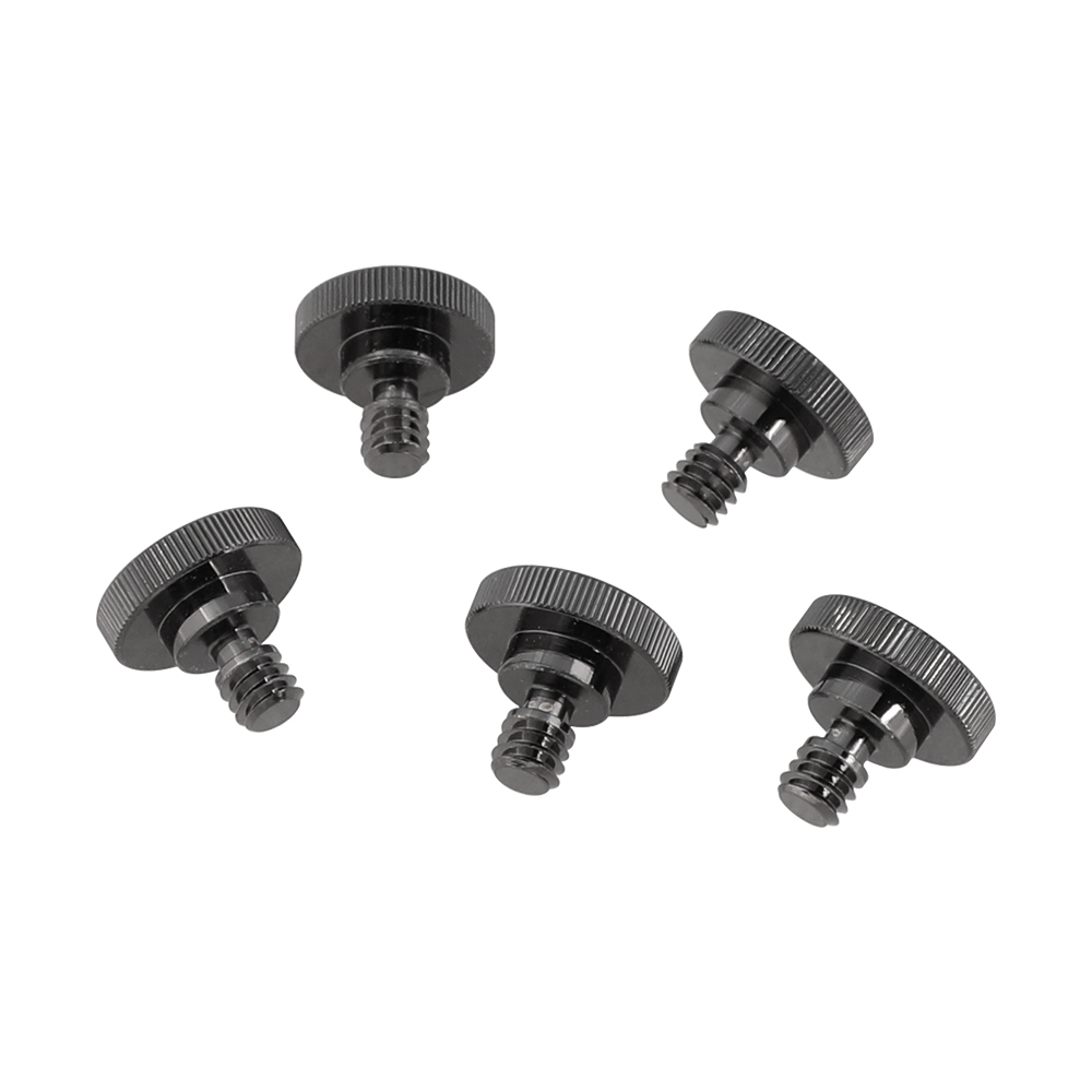CAMVATE 1/4"-20 Male to 1/4"-20 Female Threaded Screw Adapter Hand Screw (5 Pieces)