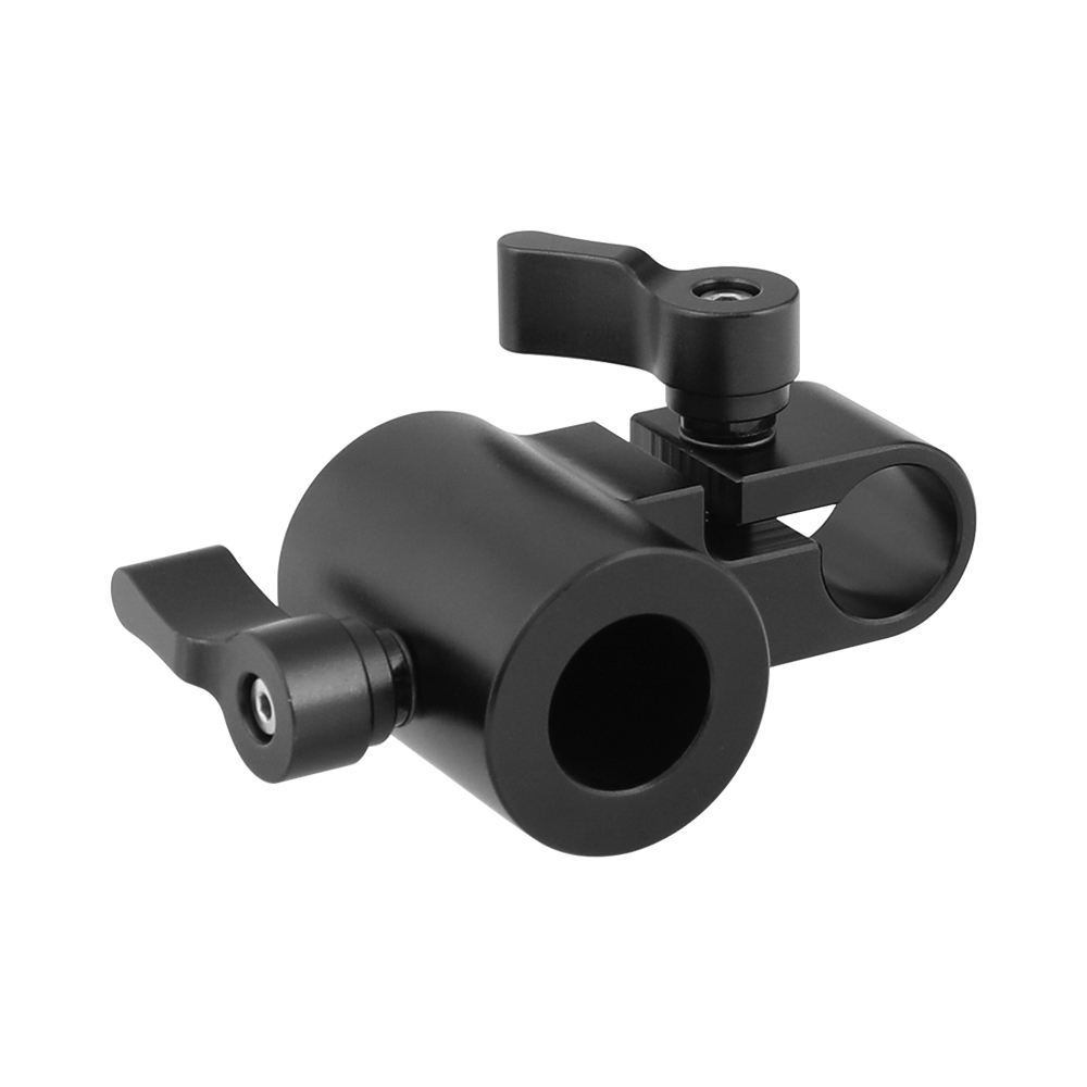 CAMVATE Light Stand Head (Internal Column Diameter 16mm) With 15mm Single Rod Clamp Adapter