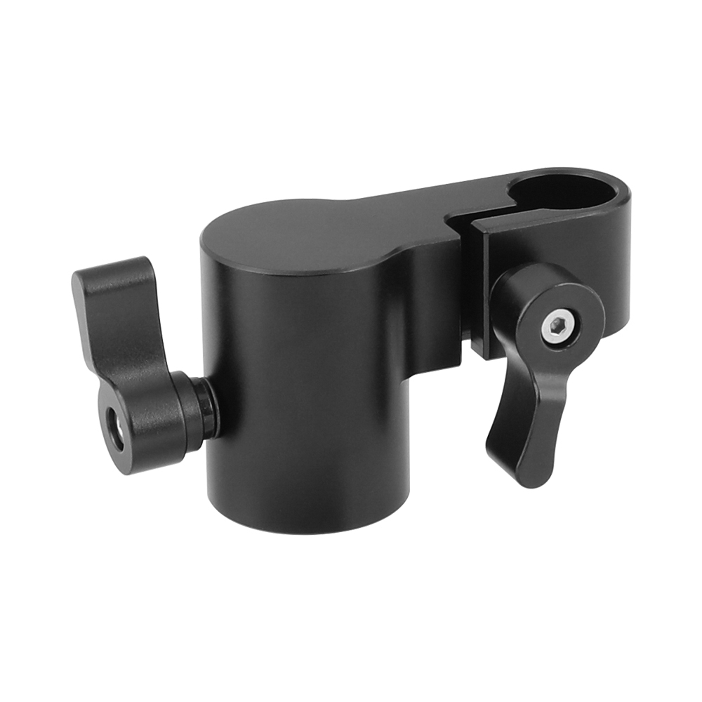 CAMVATE Light Stand Head (Internal Column Diameter 16mm) With 15mm Single Rod Clamp Adapter