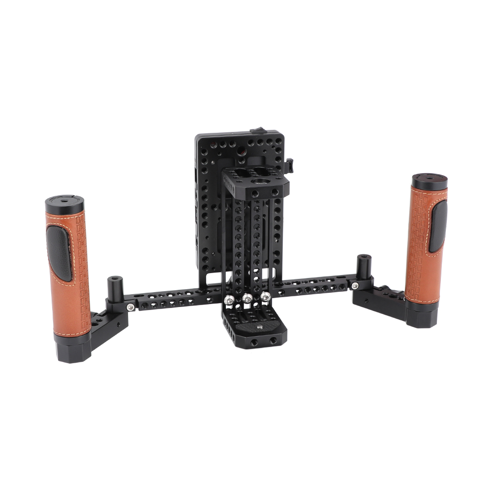 CAMVATE Director's Monitor Cage For 5" & 7" LCD Monitors With Multi-Function Plate & Handles