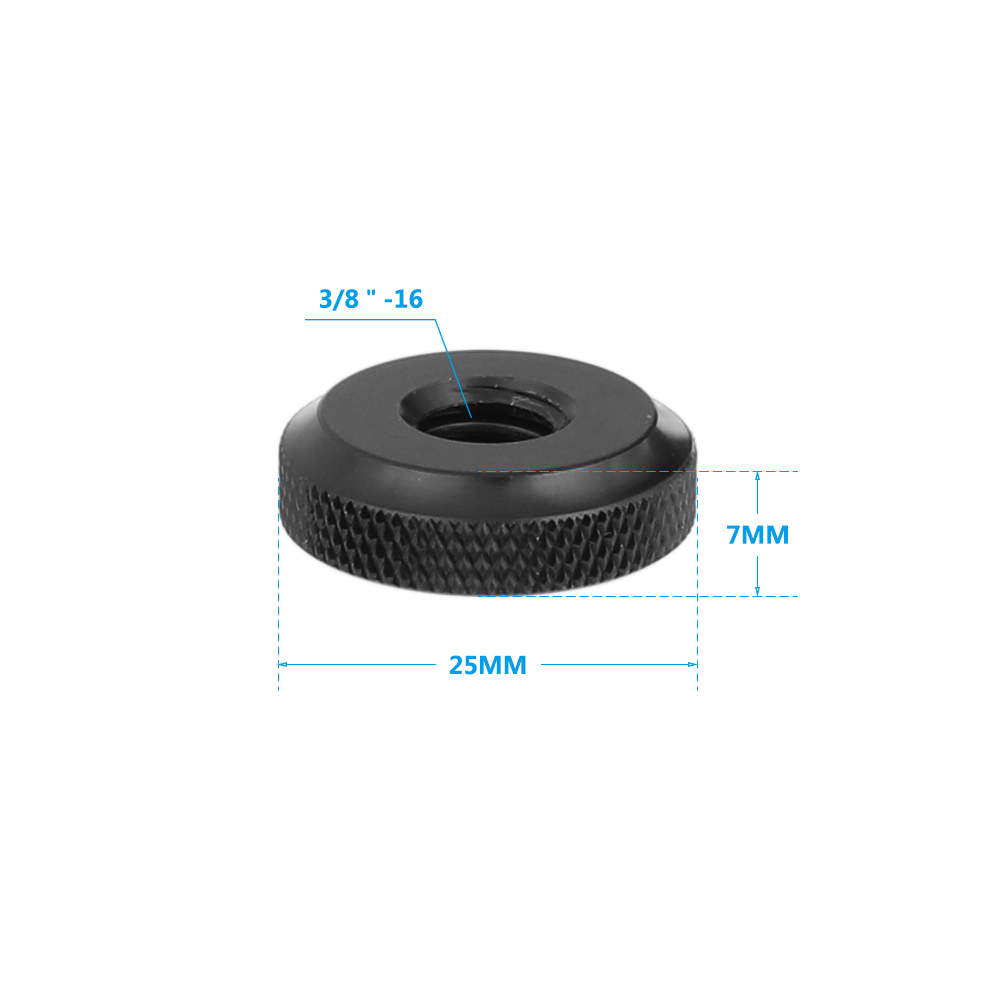 CAMVATE 3/8"-16 Female Thread Screw Plug Diameter 25mm (2 Pieces)