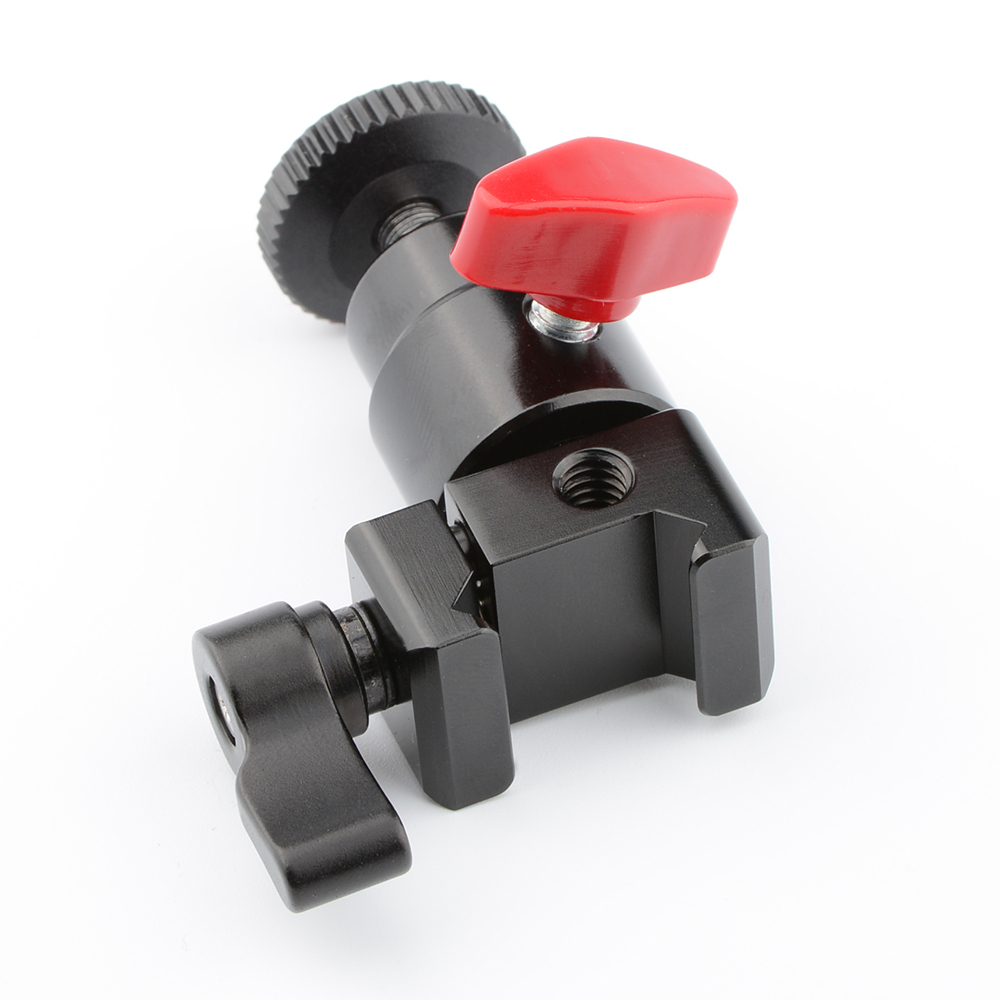 CAMVATE Standard NATO Clamp + 1/4"-20 Ball Head For DSLR Camera Monitor Accessory