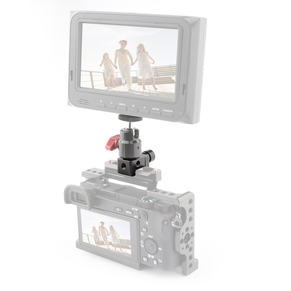 CAMVATE Standard NATO Rail Clamp Quick Release Swat Rail Clamp With 1/4"-20 Mounting Points