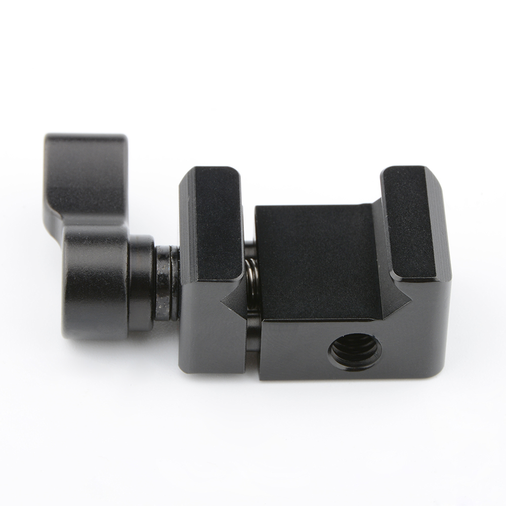 CAMVATE Standard NATO Rail Clamp Quick Release Swat Rail Clamp With 1/4"-20 Mounting Points