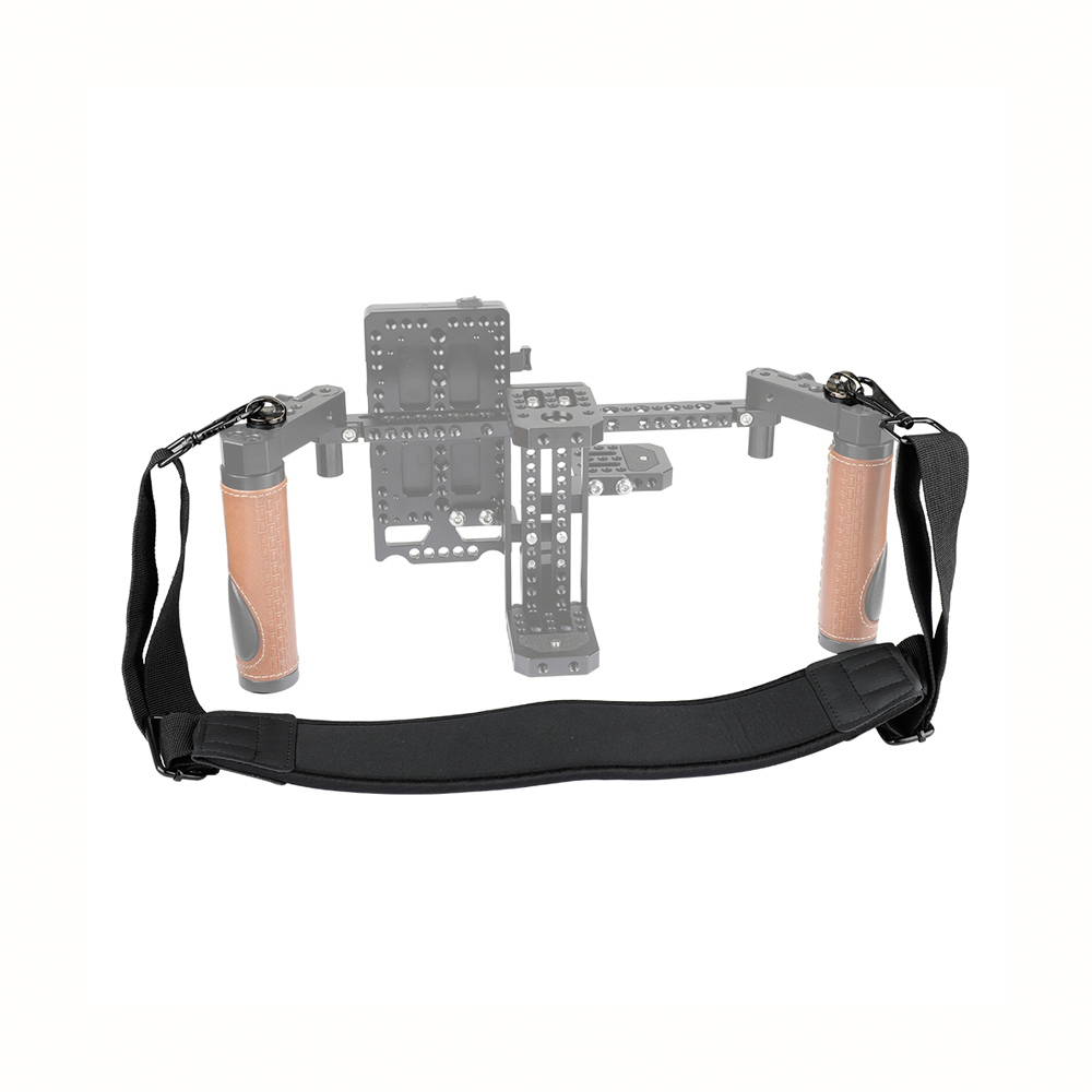 CAMVATE Padded Shoulder Neck Strap With Quick Release Buckles & 1/4"-20 Thread Bolt For DSLR Camera / Monitor Cage Kit
