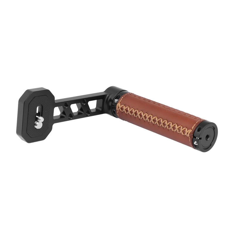 CAMVATE Side Handgrip (Leather-covered) L Type For DJI Ronin-S / SC & Zhiyun Crane 2 / V2 Stabilizer Gimbals