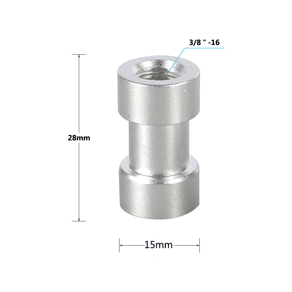 CAMVATE 1/4"-20 Female To 3/8"-16 Female Screw Adapter