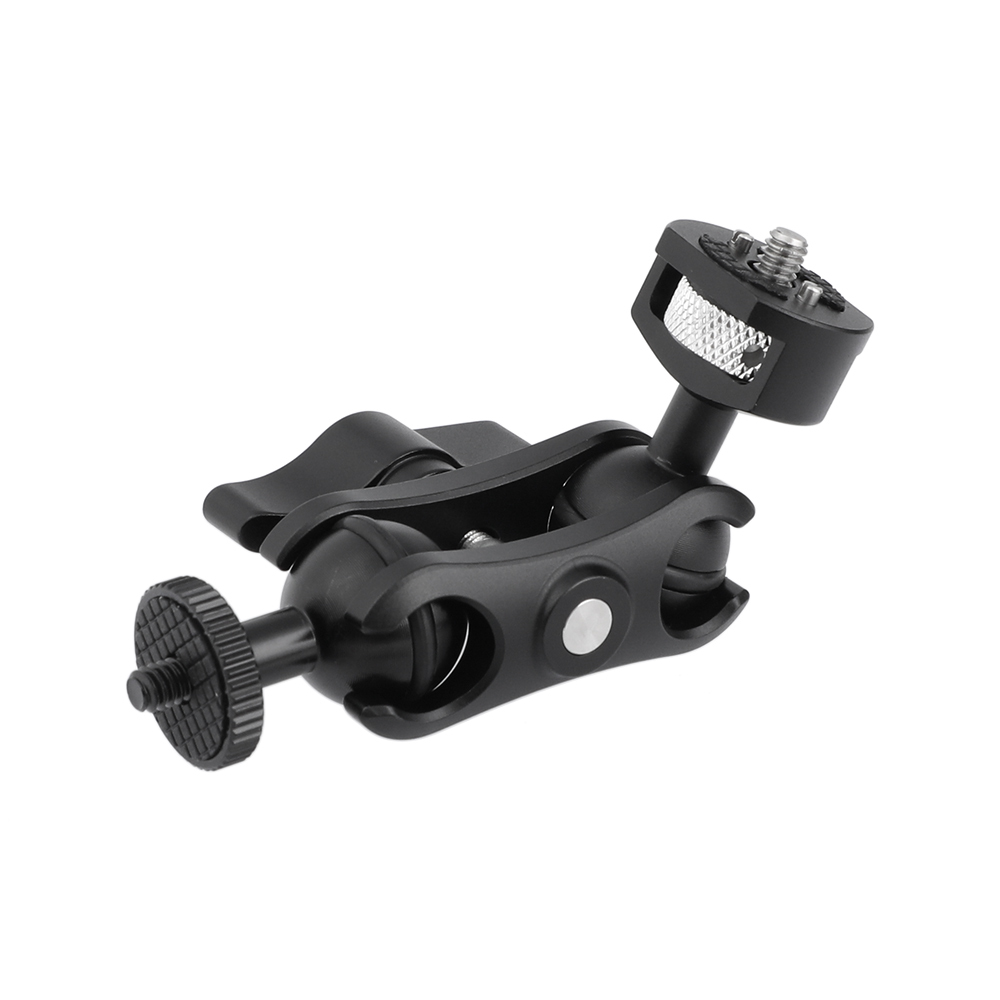 CAMVATE Versatile Magic Arm With 1/4" Male Thread Ball Head + Light Stand Head + 1/4" Thumbscrew With Locating Pins