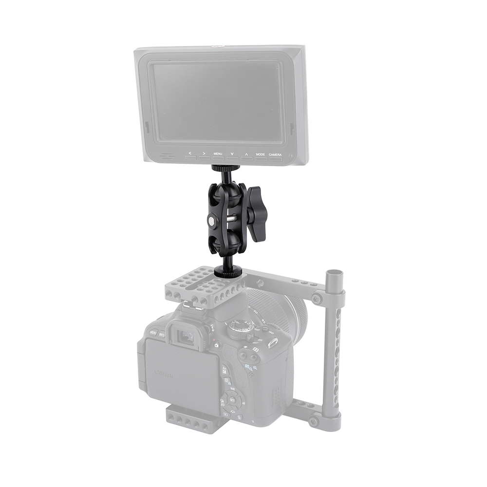 CAMVATE Versatile Magic Arm With 1/4" Male Thread Ball Head + Light Stand Head + 1/4" Thumbscrew With Locating Pins