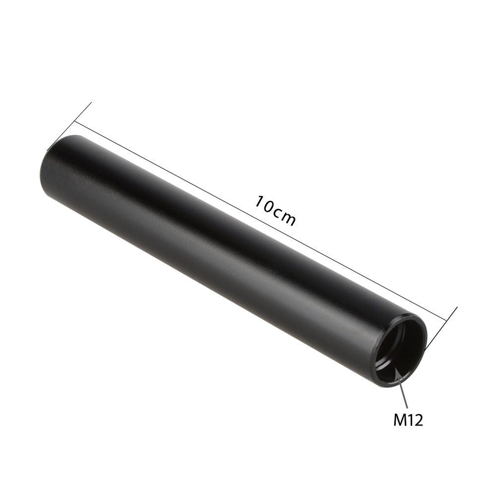 CAMVATE Standard 15mm Aluminum Rod Pipe With Extendable M12 Female Thread 100mm / 200mm / 300mm