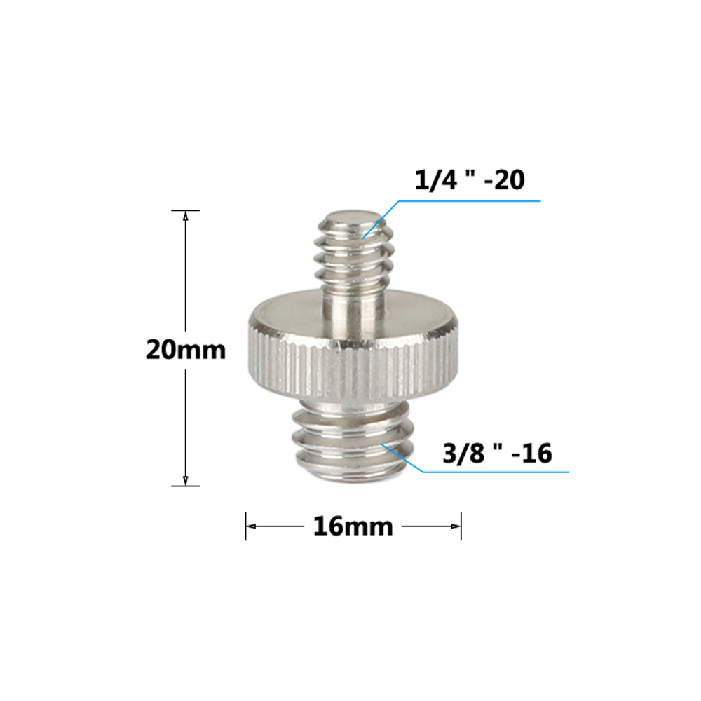 CAMVATE 1/4" & 3/8" Thread Screw Bolt Mixture Set For DSLR Camera Cage Rig & Accessories Assembly (20pcs)