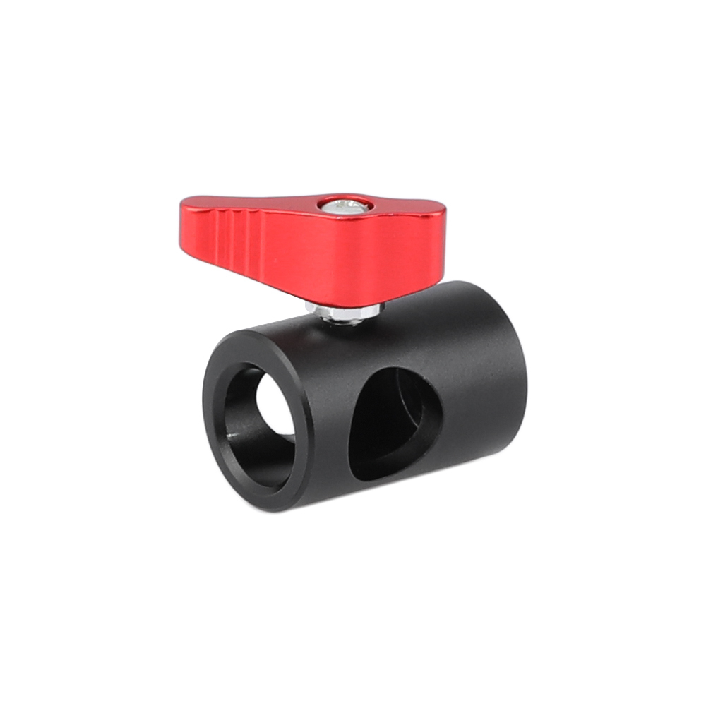 CAMVATE (Upgraded) Light Stand Head Adapter With 1/4" Female Thread & Locating Pins (Red Ratchet Knob)