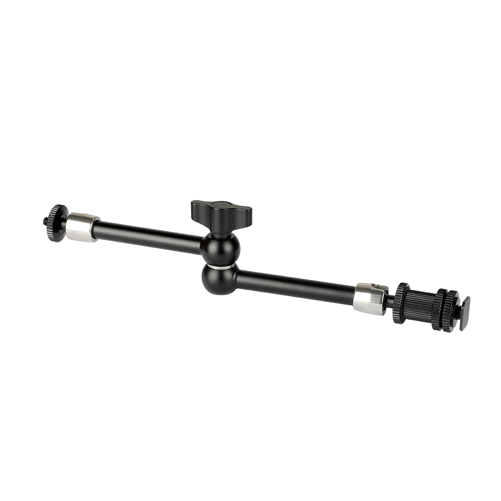 CAMVATE Super Crab Clamp + 11" Magic Articulated Arm + Mini Ball Head + 1/4" Male Female Thread Accessories For DSLR Camera Cage DIY Configuration
