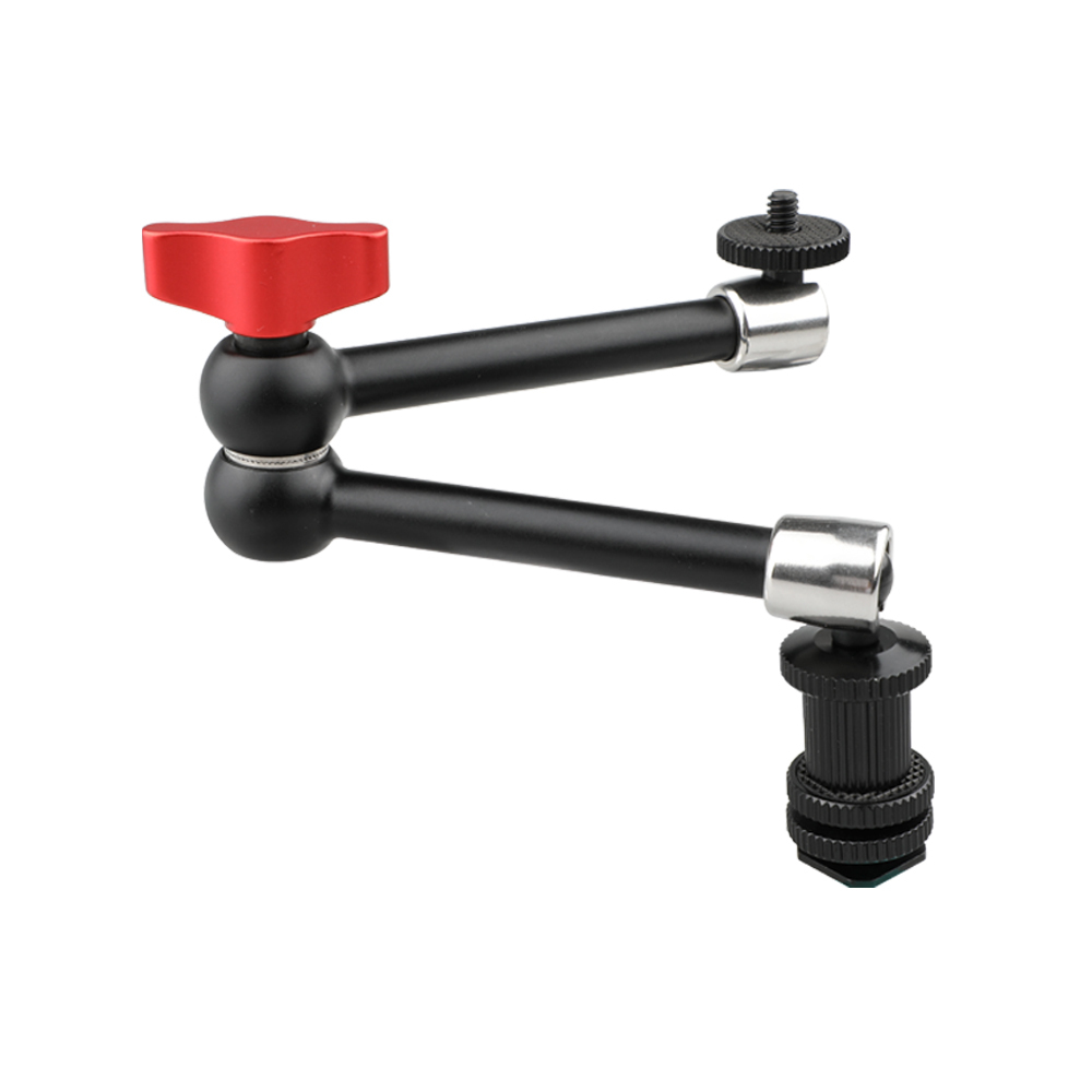 CAMVATE Super Crab Clamp With 1/4" & 3/8" Female Male Thread + Magic Articulated Arm + Ball Head With 1/4" Thread Screw Mount