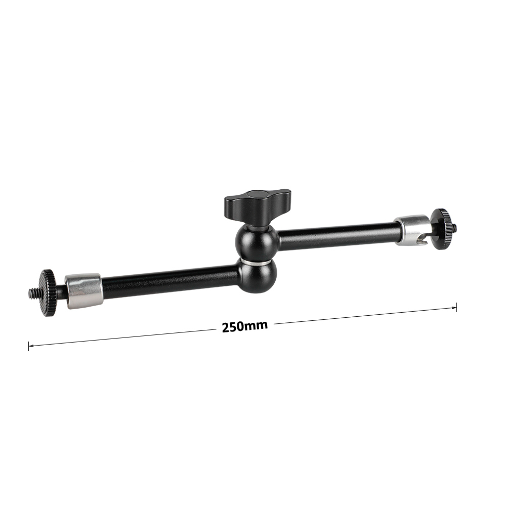 CAMVATE Super C Clamp + 9.8" Magic Articulated Arm With 1/4" Thread Screw + Mini Ball Head + For DSLR Camera Cage DIY Configuration