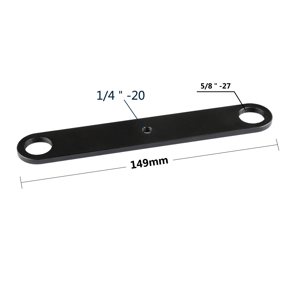 CAMVATE Double 5/8"-27 Microphone Support Holder Balance Beam Stabilizer Bar
