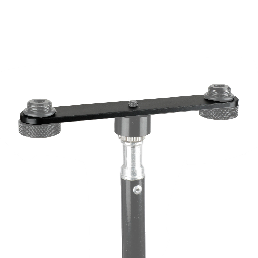 CAMVATE Double 5/8"-27 Microphone Support Holder Balance Beam Stabilizer Bar
