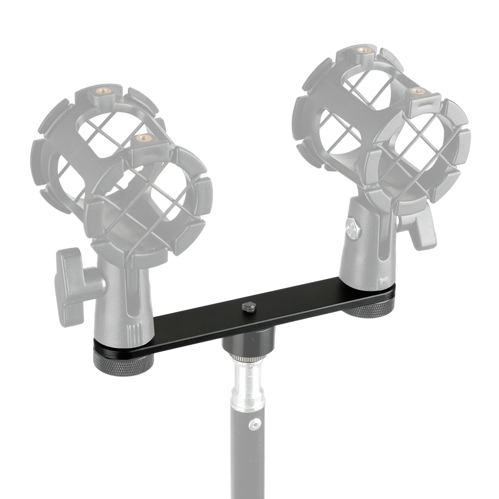 CAMVATE Double 5/8"-27 Microphone Support Holder Balance Beam Stabilizer Bar