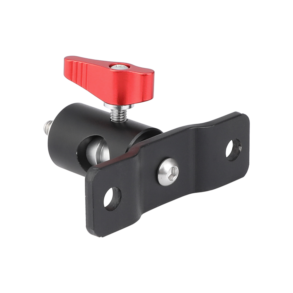 CAMVATE Light Stand Head Adapter + 1/4''-20 Male Screw Connector With Bottom Pedestal Wall / Table / Ceiling Mount