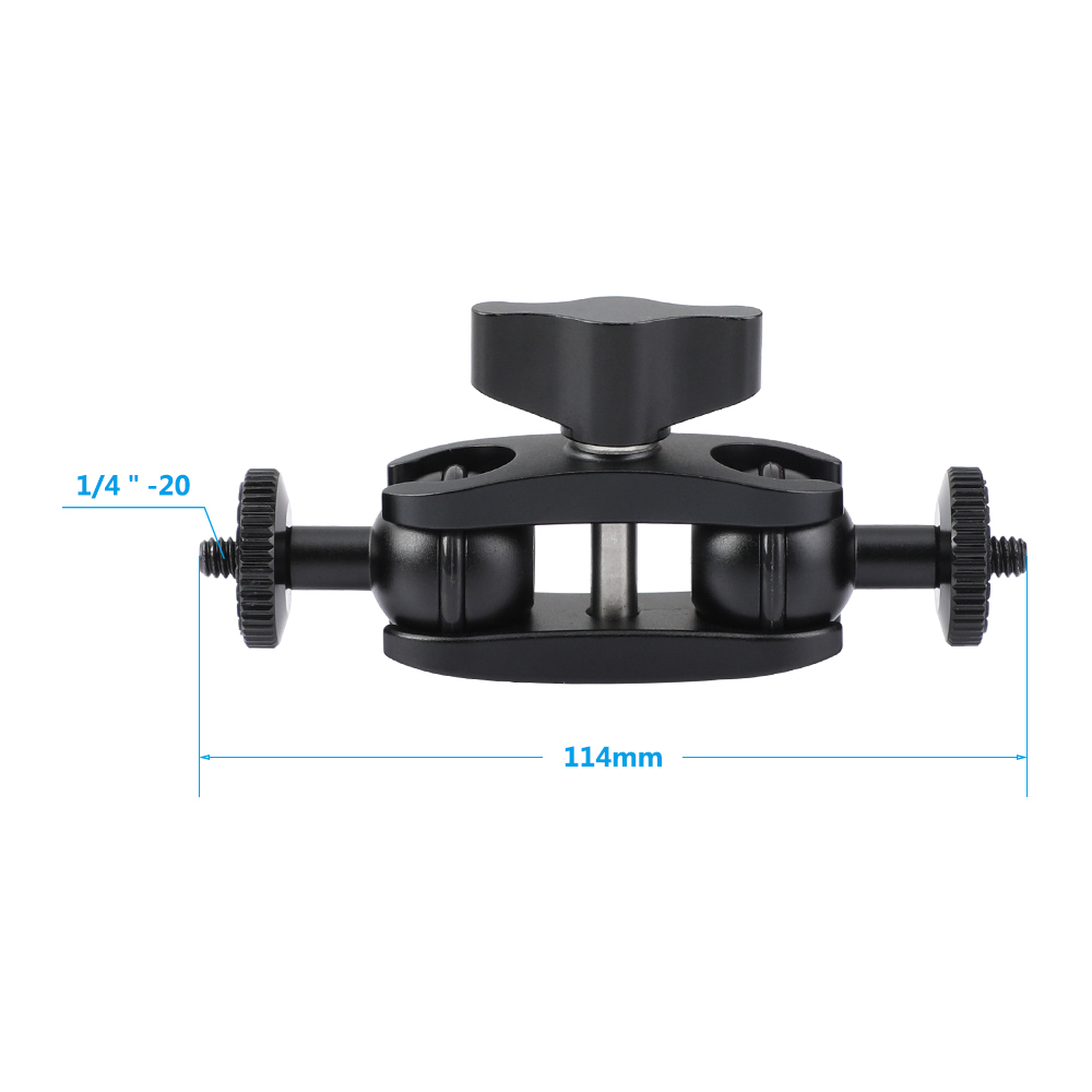 CAMVATE Versatile Magic Arm With Double Ball Head 1/4"-20 Thread Screw Mount For DSLR Camera Accessories