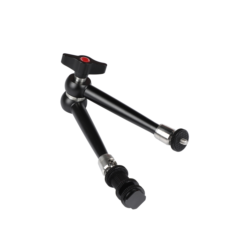CAMVATE Upgraded Heavy-duty 11" Articulating Magic Arm With 1/4'' Male Threads & Shoe Mount