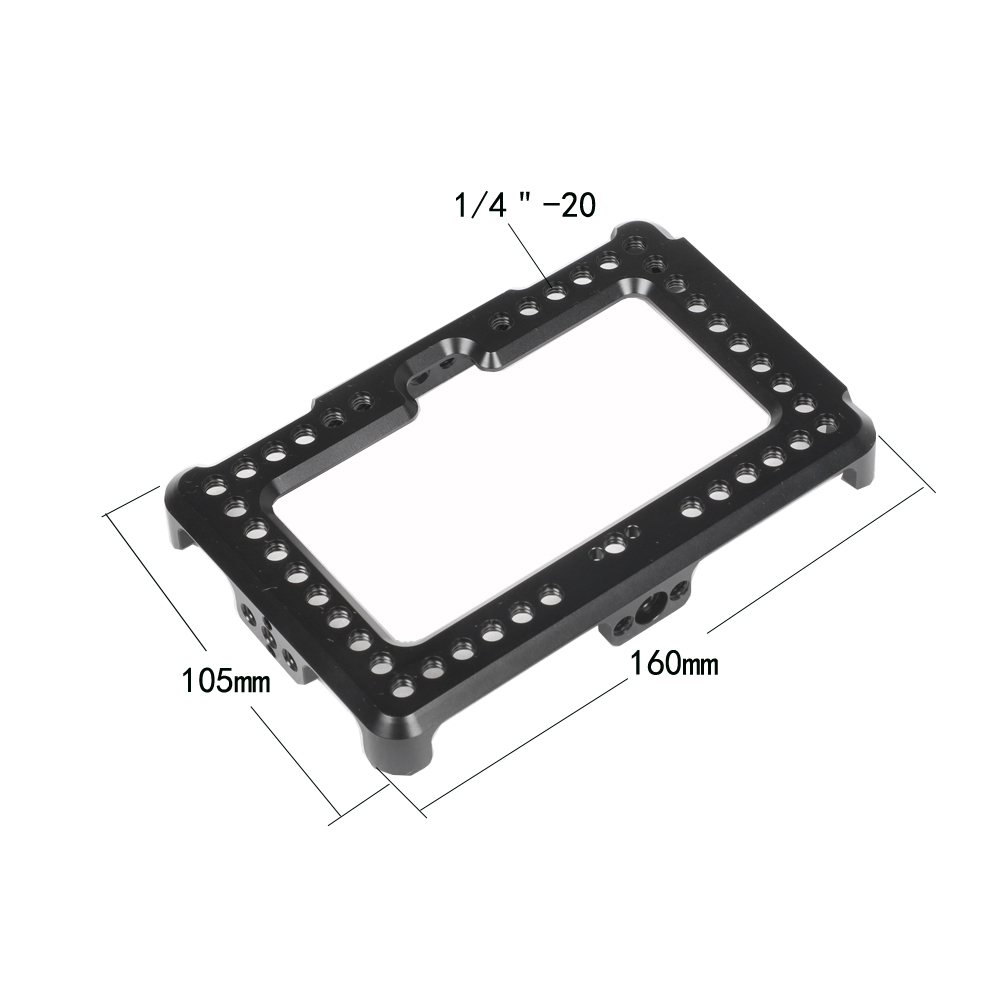 CAMVATE FeelWorld F6 Plus 5.5"/6" On-camera Monitor Cage Protective Bracket Form-fitting Exclusive Use