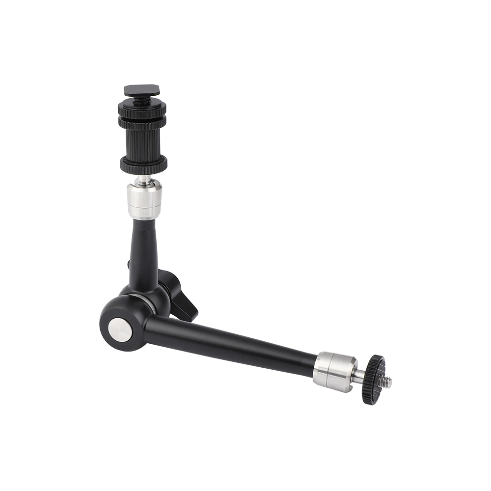 CAMVATE Heavy-duty 9'' Articulating Magic Arm With 1/4'' Male Threads & Shoe Mount (Upgraded Version)