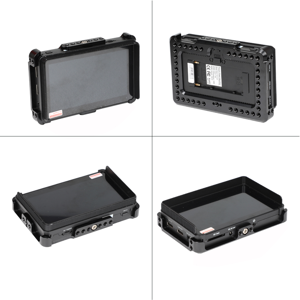 CAMVATE FeelWorld F6 Plus 5.5"/6" On-camera Monitor Cage Protective Bracket Form-fitting Exclusive Use