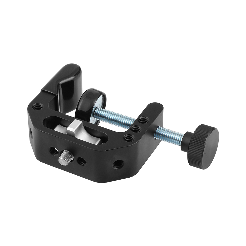 CAMVATE Universal C Clamp With 1/4" Female Threads + 1/4"-20 Thumbscrew Knob For Accessory