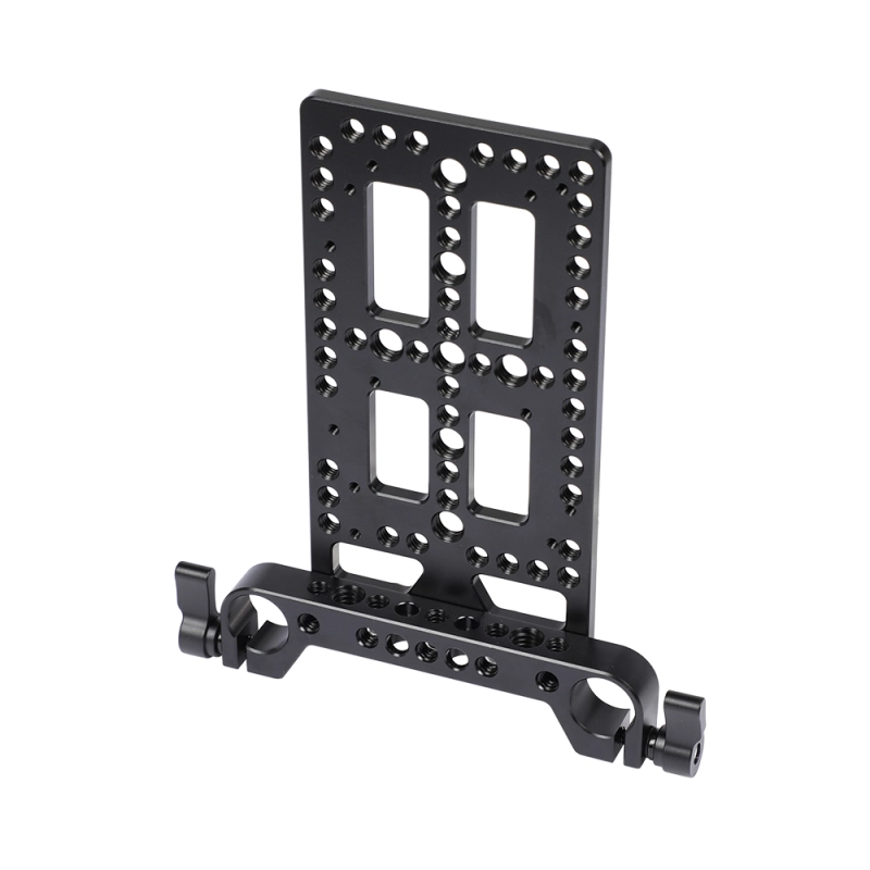 CAMVATE Battery Cheese Plate Backboard Plate With 19mm Railblock For V Lock Mount Power Splitter