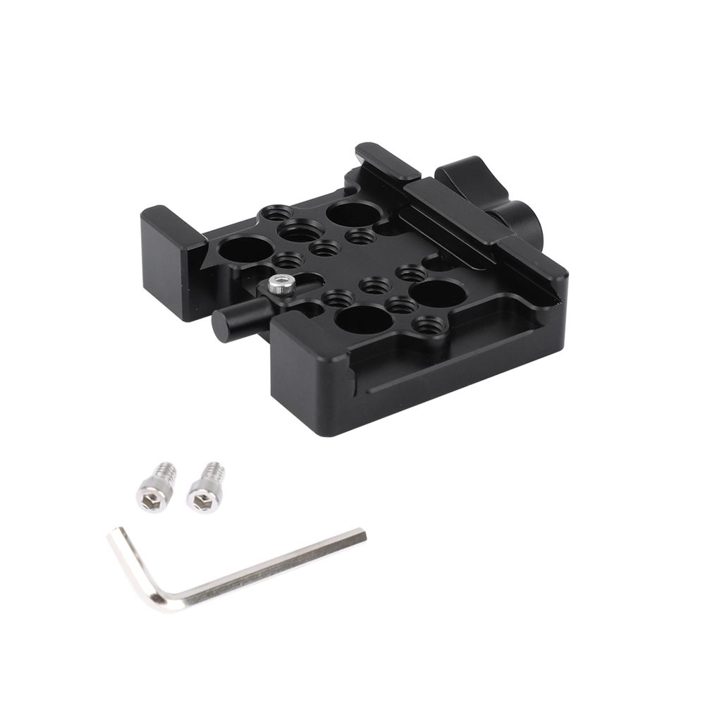 CAMVATE Manfrotto Quick Release Adapter Baseplate Slide-in Style For Padded Shoulder Mount & Manfrotto 577 / 501 Tripod