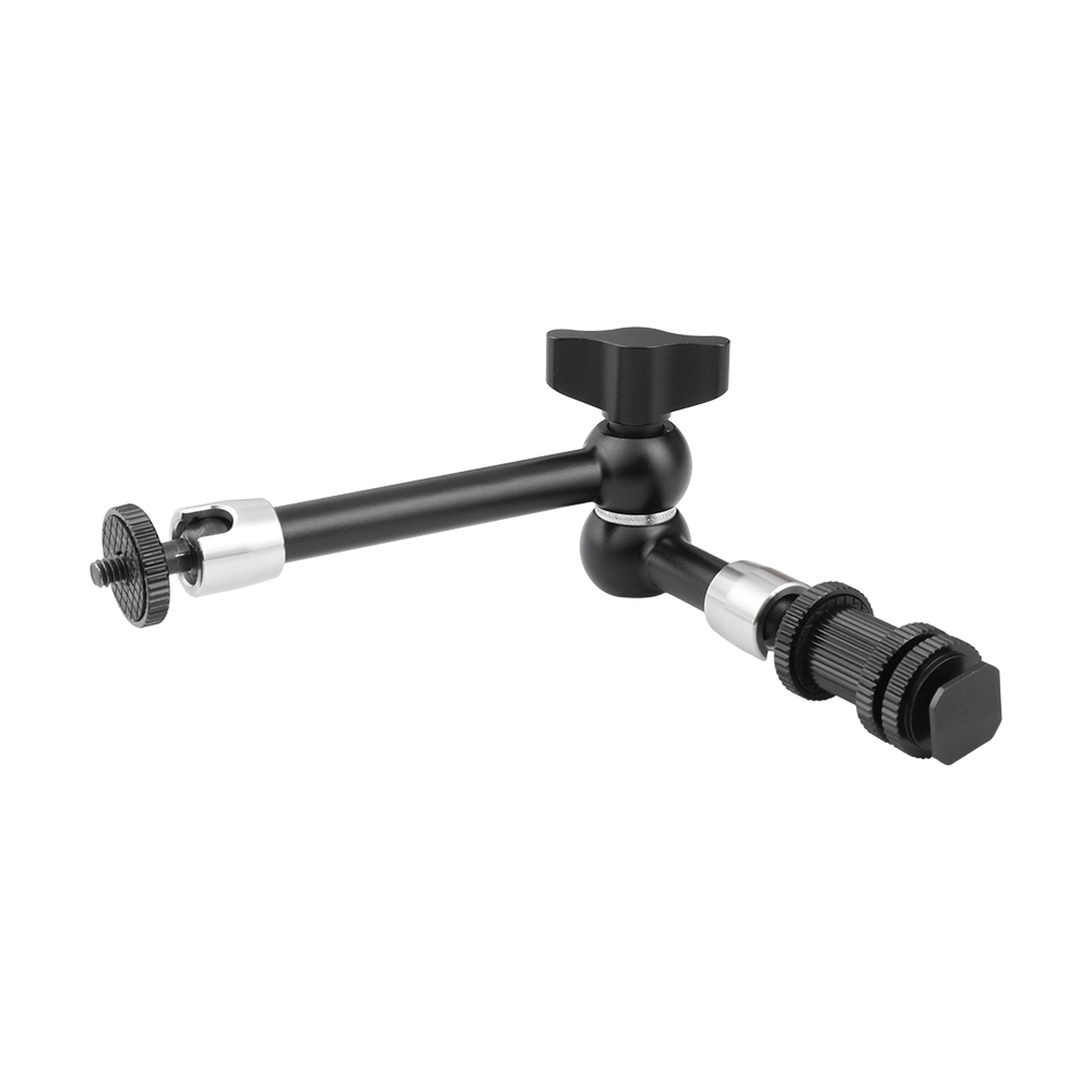 CAMVATE Versatile 9" Articulating Magic Arm & Shoe Mount (Black Knob)