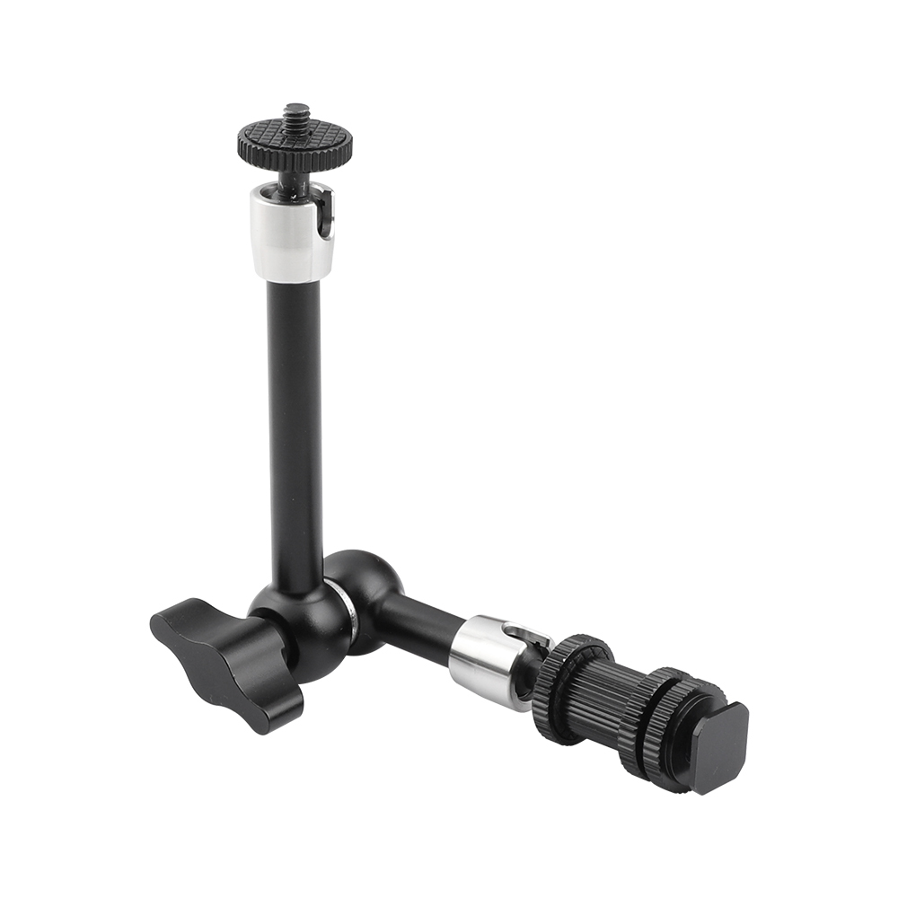 CAMVATE Versatile 9" Articulating Magic Arm & Shoe Mount (Black Knob)
