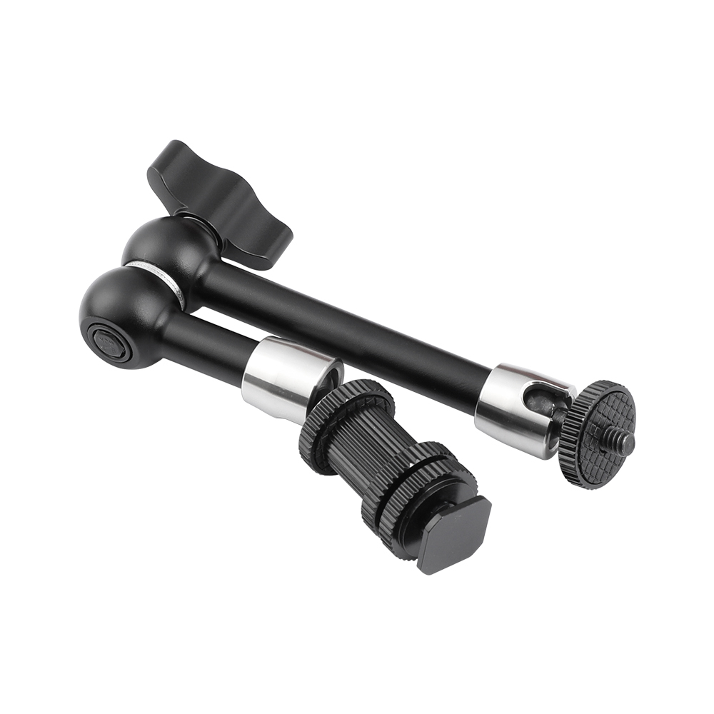 CAMVATE Versatile 9" Articulating Magic Arm & Shoe Mount (Black Knob)