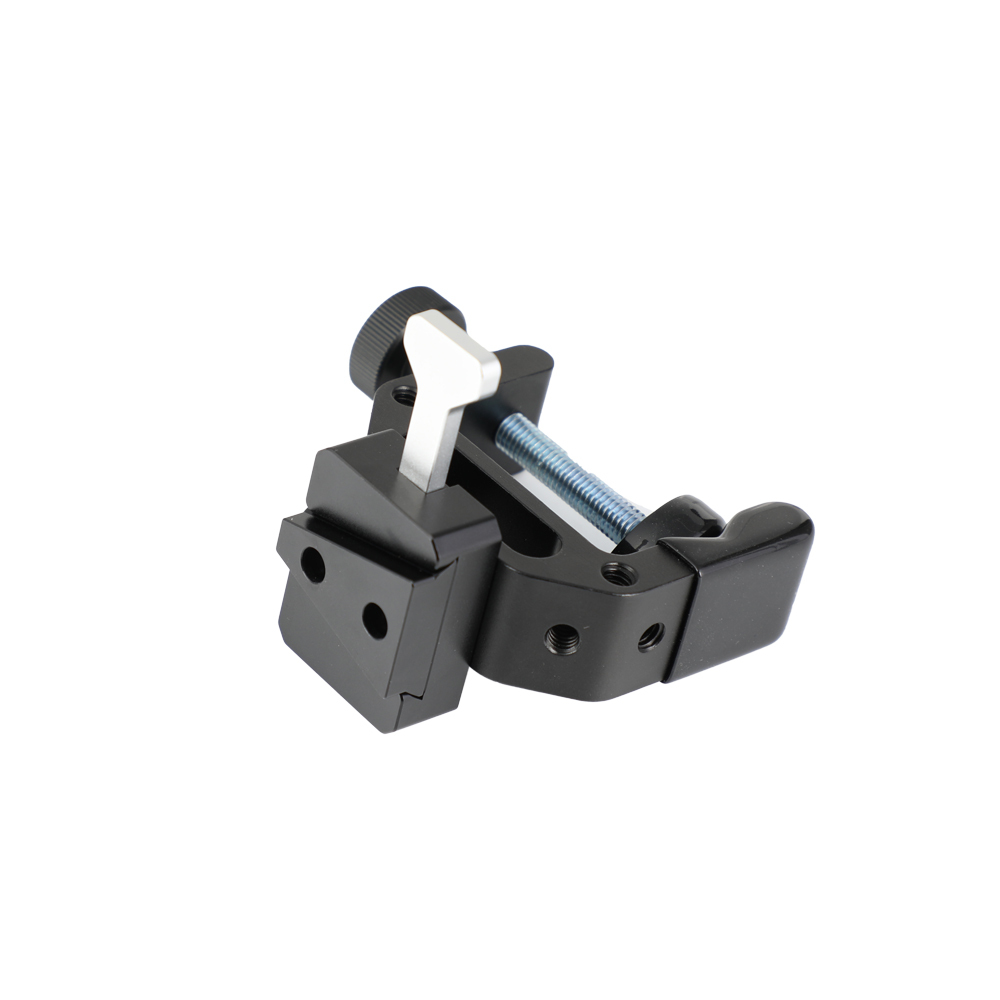 CAMVATE Robust C Clamp With 1/4" Mounting Points + Quick Release V-Lock Mount Wedge Kit