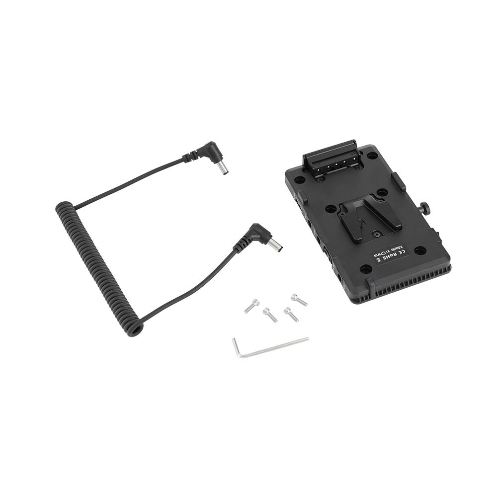 CAMVATE V-Mount Power Distributor Adapter V Lock Battery Pinch With Multiple Output Interface For DSLR Camera / Monitor