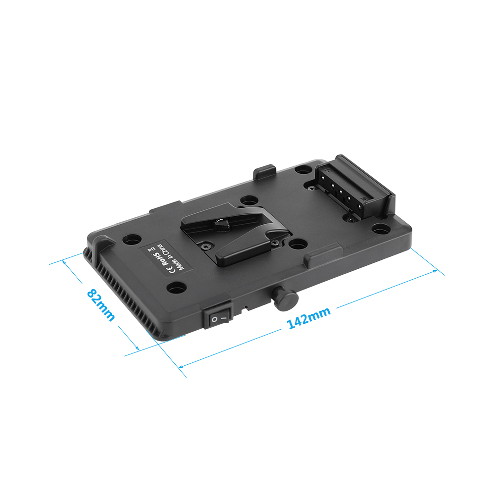 CAMVATE V-Mount Power Distributor Adapter V Lock Battery Pinch With Multiple Output Interface For DSLR Camera / Monitor