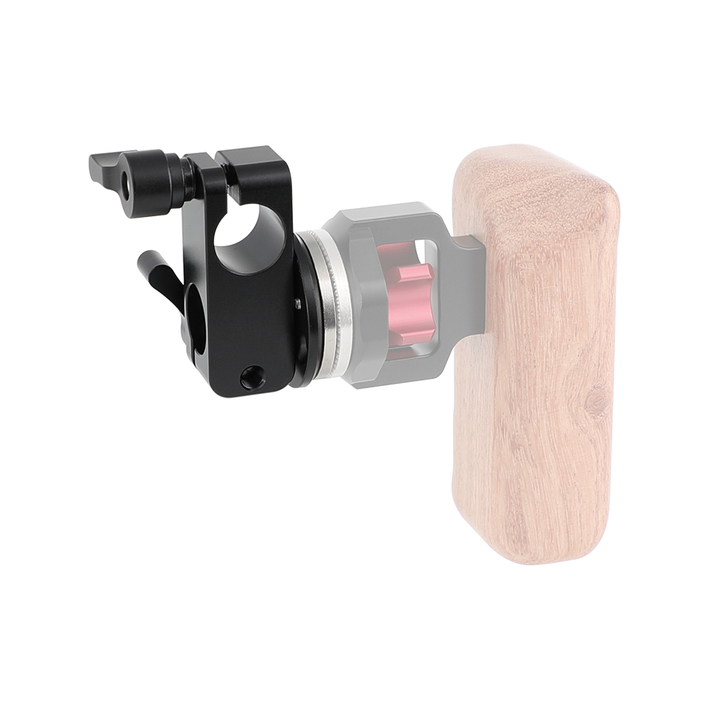 CAMVATE M6 Thread ARRI Rosette Mount With 15mm Micro Rod + 15mm Double-port Rod Clamp Vertical Type