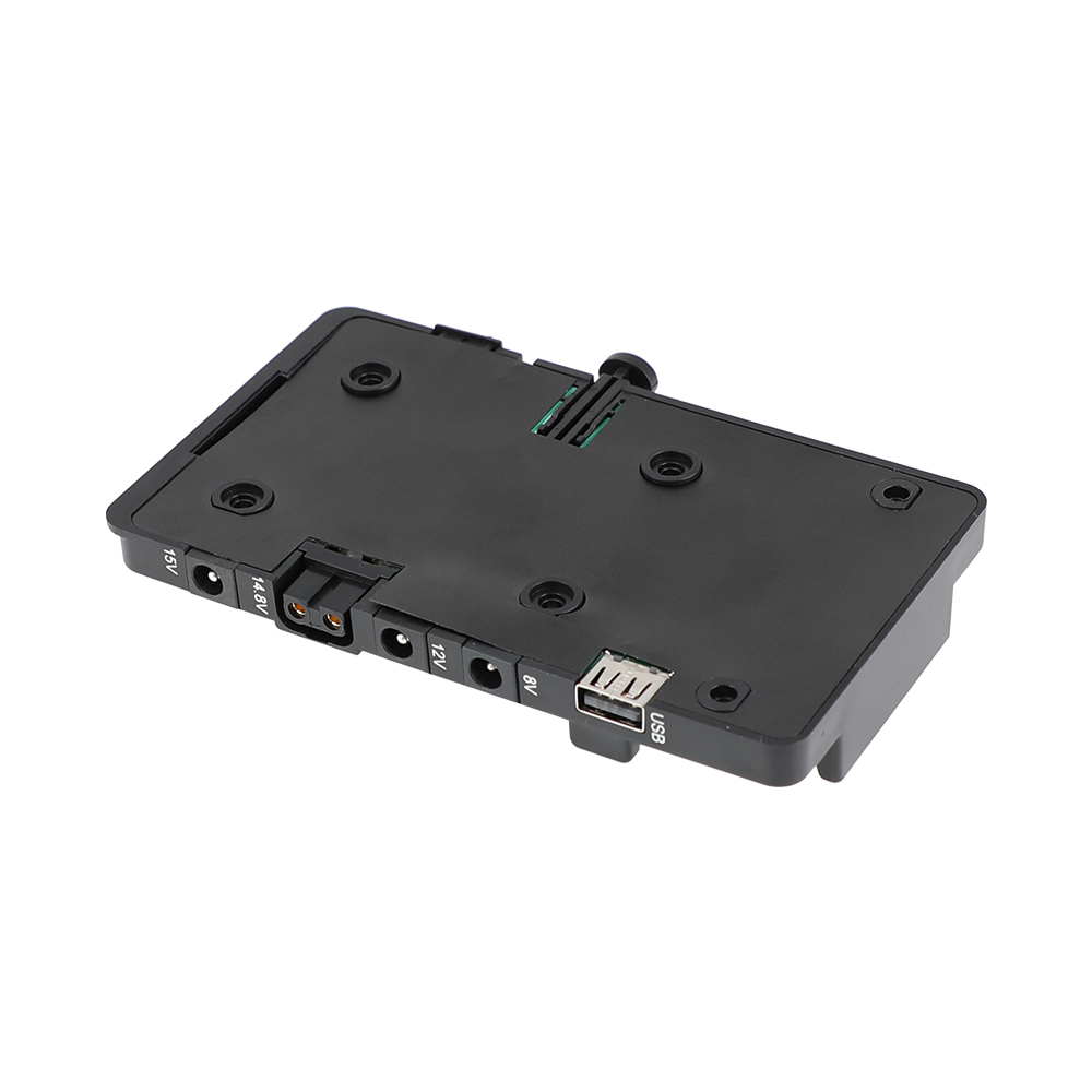 CAMVATE V-Mount Power Distributor Adapter V Lock Battery Pinch With Multiple Output Interface For DSLR Camera / Monitor