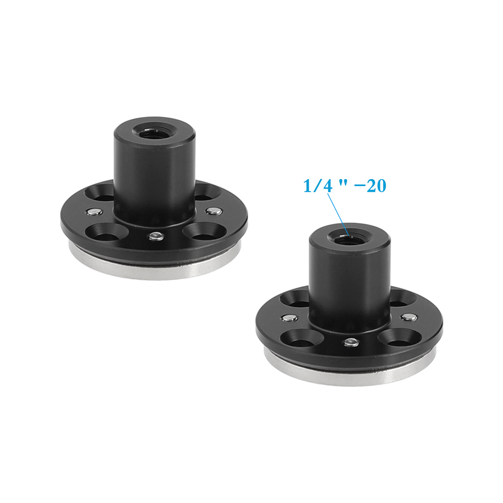 CAMVATE Standard M6 ARRI Rosette Mount Adapter With 15mm Micro Rod (2 Pieces)