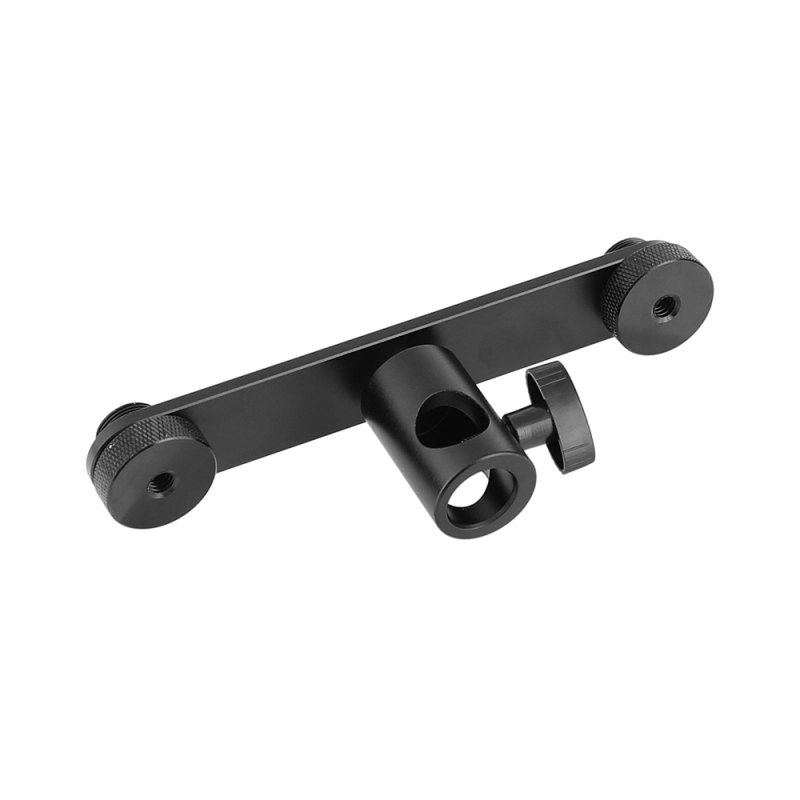 CAMVATE T-bar Bracket With Double Microphone Mounts & Light Stand Head Adapter