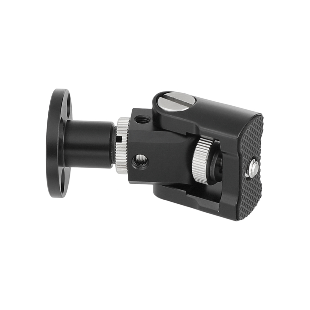 CAMVATE Camera Monitor Support Holder With 1/4"-20 Thumbscrew Mount With Circular Wall Mount Base