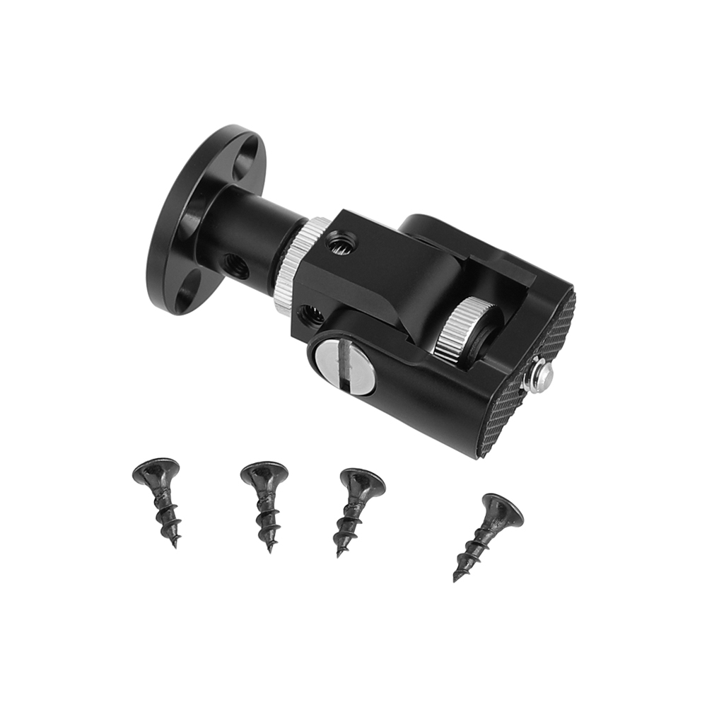 CAMVATE Camera Monitor Support Holder With 1/4"-20 Thumbscrew Mount With Circular Wall Mount Base