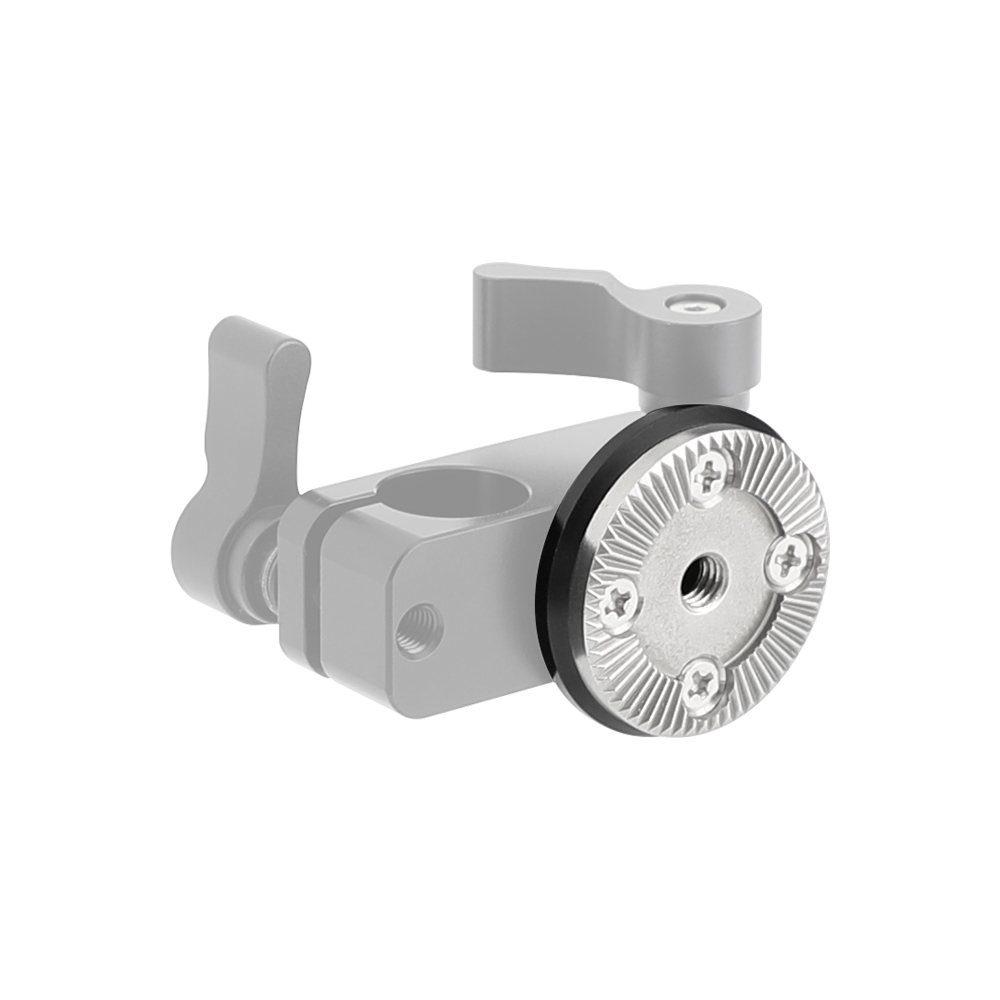 CAMVATE Standard M6 ARRI Rosette Mount Adapter With 15mm Micro Rod (2 Pieces)
