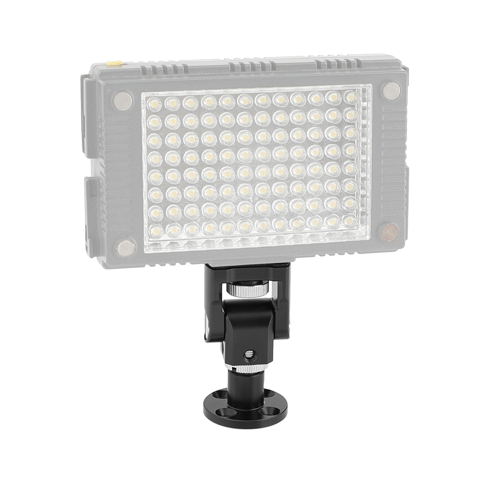CAMVATE Camera Monitor Support Holder With 1/4"-20 Thumbscrew Mount With Circular Wall Mount Base