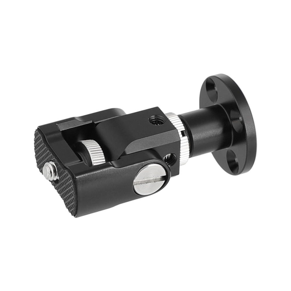 CAMVATE Camera Monitor Support Holder With 1/4"-20 Thumbscrew Mount With Circular Wall Mount Base