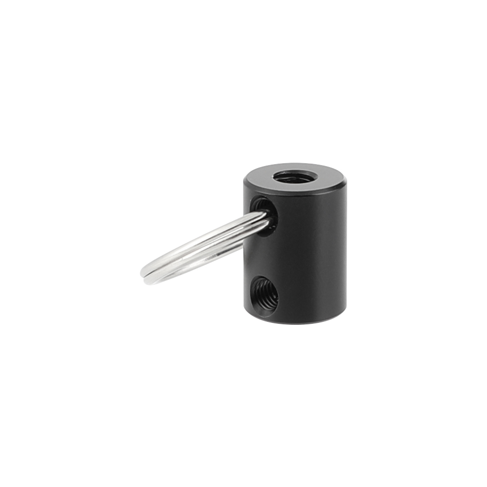 CAMVATE 15mm Micro Aluminum Rod With 1/4"-20 Thread Holes & Handle Ring